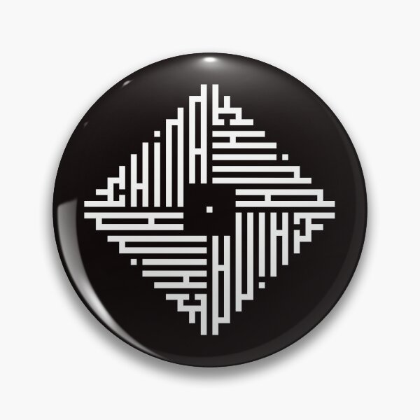 Item preview, CHINA | White  | Modern Geometric Kufi Calligraphy | From Name to Art   designed and sold by FOR YOUR NAME.