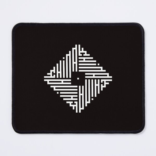 Item preview, CHINA | White  | Modern Geometric Kufi Calligraphy | From Name to Art   designed and sold by FOR YOUR NAME.