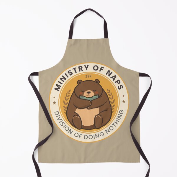 Item preview, Ministry of Naps Hug Bear | Cozy Gold Nap Badge designed and sold by AbderraimArt.