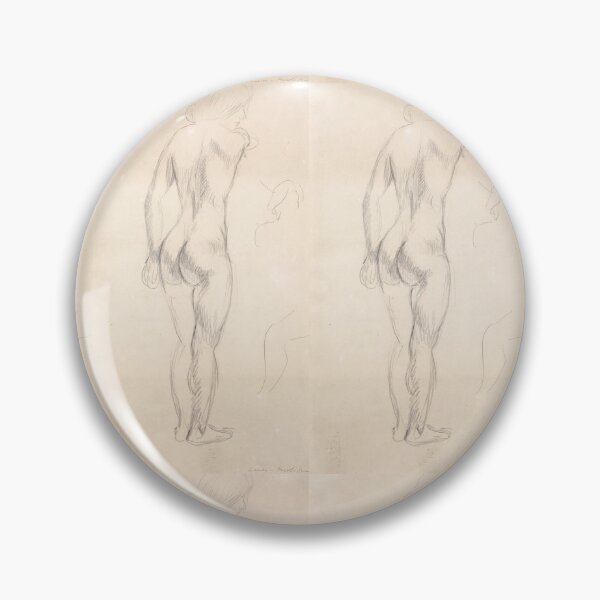 Item preview, Standing Female Nude Pencil Study designed and sold by artofuniverse.