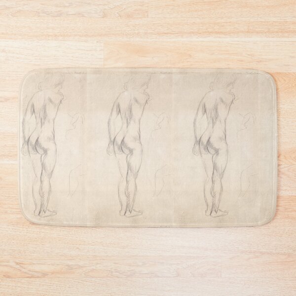 Item preview, Standing Female Nude Pencil Study designed and sold by artofuniverse.
