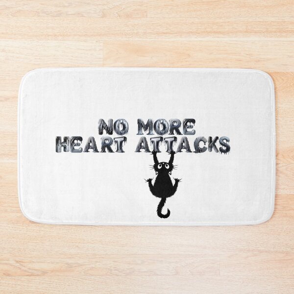Item preview, Scaredy Cat No more heart attacks design designed and sold by HiddenTrackClub.