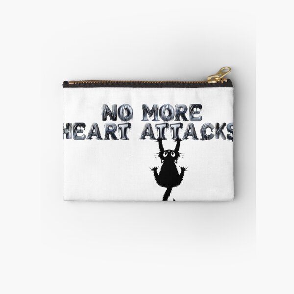 Item preview, Scaredy Cat No more heart attacks design designed and sold by HiddenTrackClub.