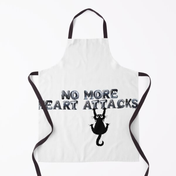 Item preview, Scaredy Cat No more heart attacks design designed and sold by HiddenTrackClub.