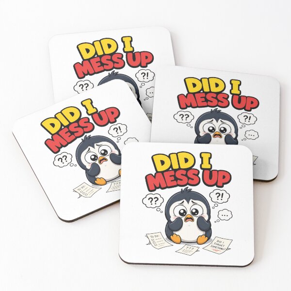 Item preview, Anxious Penguin Second Guessing Gift designed and sold by Gentlestate.