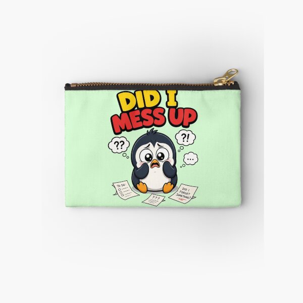 Item preview, Anxious Penguin Second Guessing Gift designed and sold by Gentlestate.