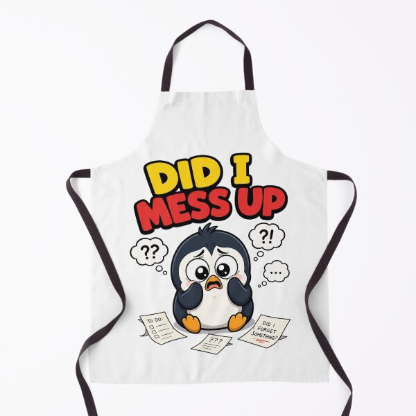 Item preview, Anxious Penguin Second Guessing Gift designed and sold by Gentlestate.