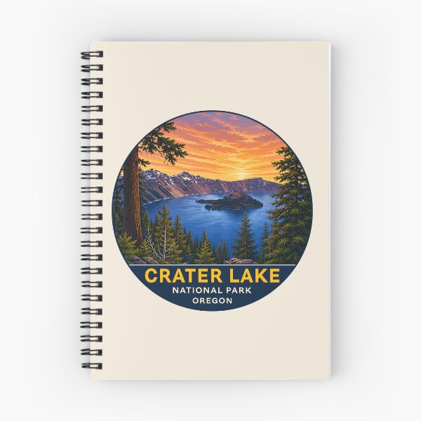 Item preview, Crater Lake National Park Orego Retro Design designed and sold by Gideon Emmerich.