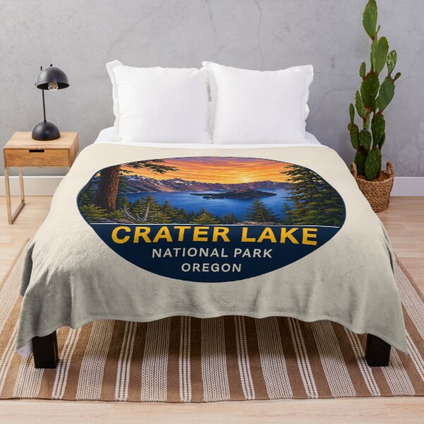 Item preview, Crater Lake National Park Orego Retro Design designed and sold by Gideon Emmerich.