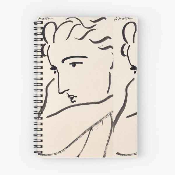 Item preview, Minimalist Ink Portrait of a Woman designed and sold by artofuniverse.