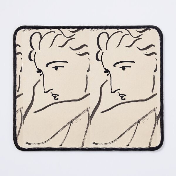 Item preview, Minimalist Ink Portrait of a Woman designed and sold by artofuniverse.