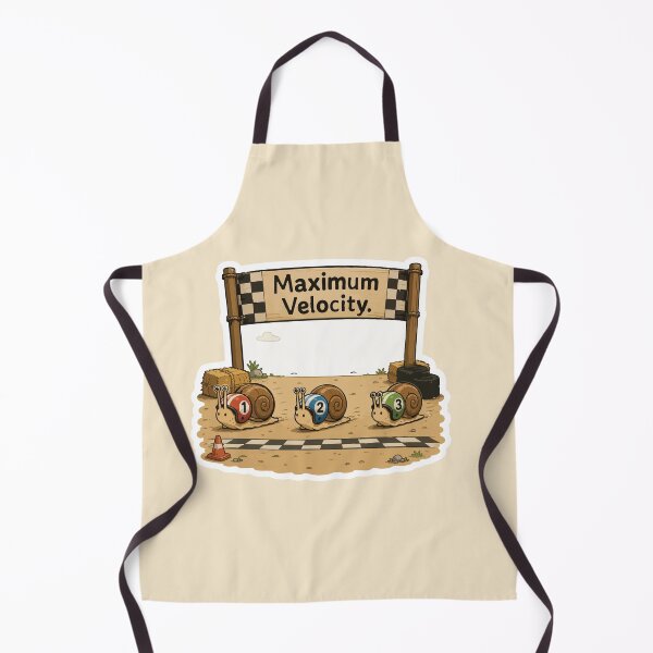 Item preview, Maximum Velocity Funny Snail Racing Humor designed and sold by SimplePoDesign.
