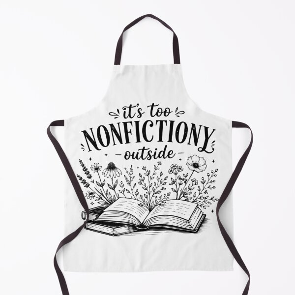 Item preview, Booktrovert Floral Shirt, It's Too Nonfictiony Outside, Funny Book Lover Tee, Fiction Reader Gift, Book Club Shirt designed and sold by Sprinkle12345.