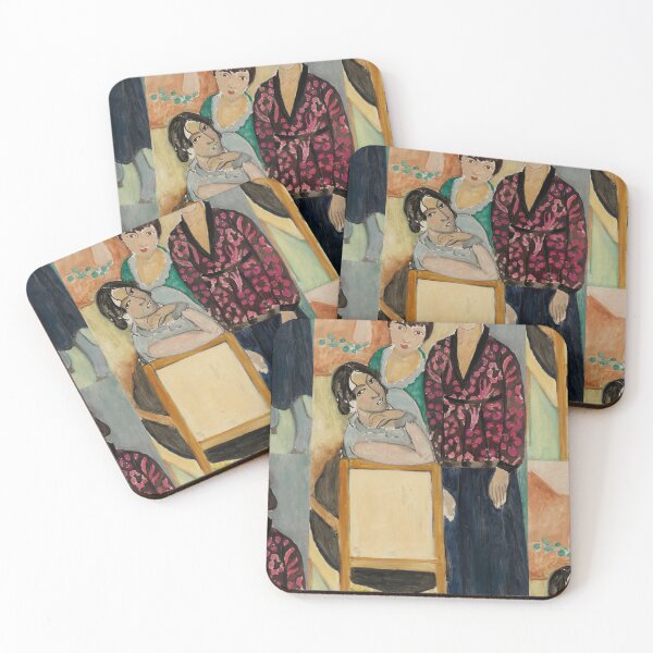 Item preview, Three Sisters Fauvist Portrait of Women designed and sold by artofuniverse.