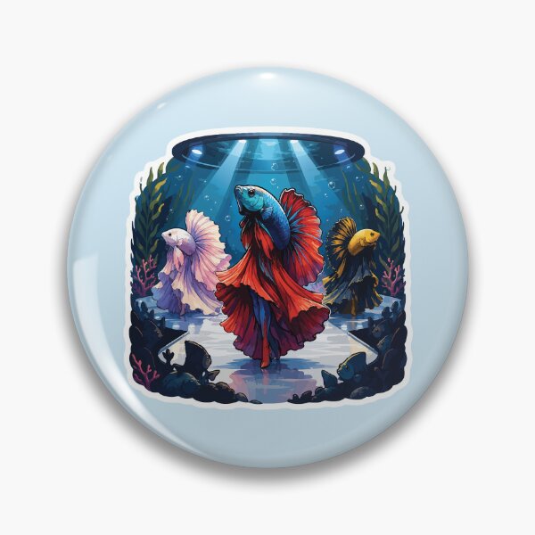 Item preview, Betta Fish Fashion Show Beautiful Siamese Fighting Fish Runway designed and sold by SimplePoDesign.