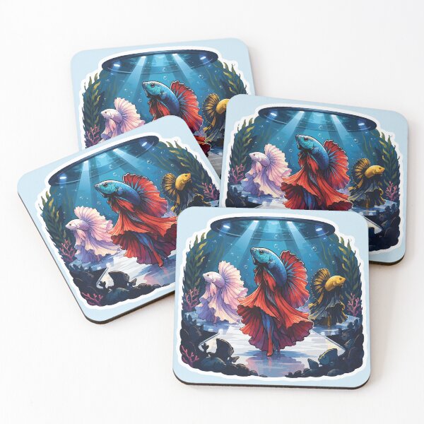 Item preview, Betta Fish Fashion Show Beautiful Siamese Fighting Fish Runway designed and sold by SimplePoDesign.