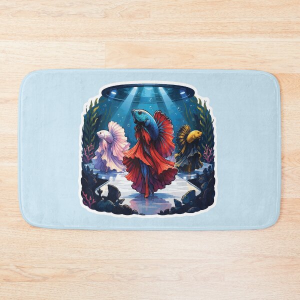 Item preview, Betta Fish Fashion Show Beautiful Siamese Fighting Fish Runway designed and sold by SimplePoDesign.