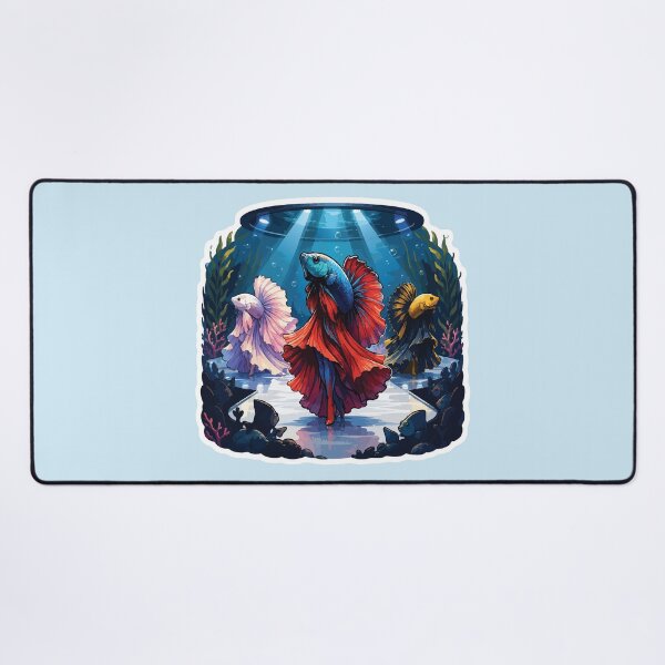 Item preview, Betta Fish Fashion Show Beautiful Siamese Fighting Fish Runway designed and sold by SimplePoDesign.