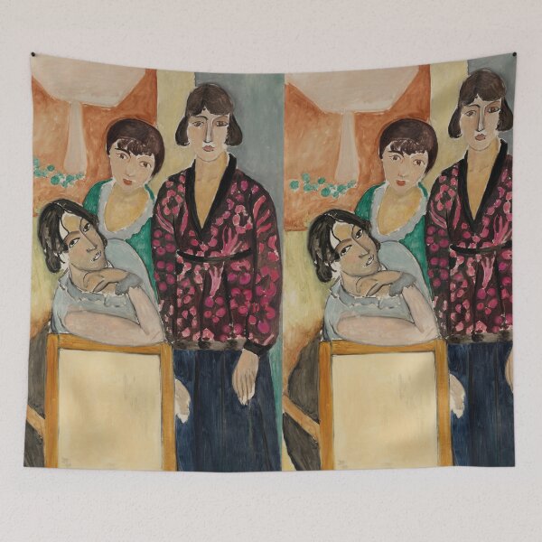 Item preview, Three Sisters Fauvist Portrait of Women designed and sold by artofuniverse.