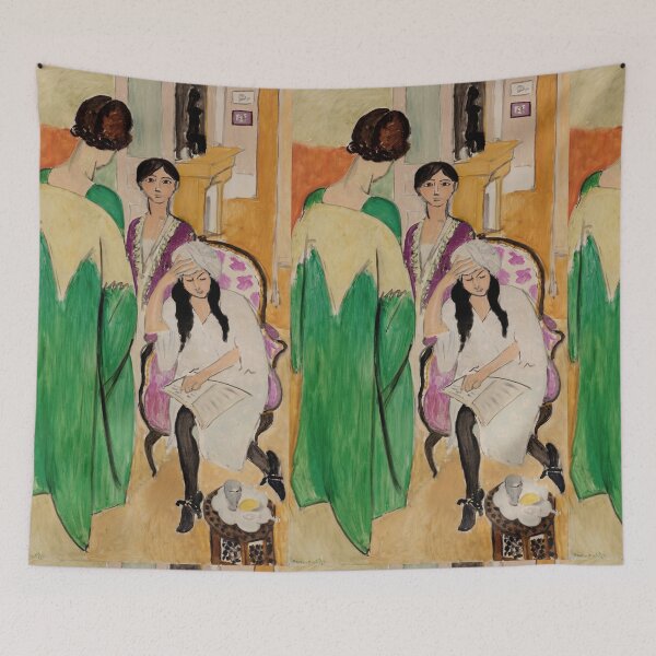 Item preview, Three Women in an Interior Scene designed and sold by artofuniverse.