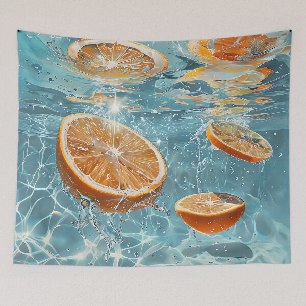 Aperçu de l'œuvre Citrus Splash créée et vendue par ONYX Pixee.