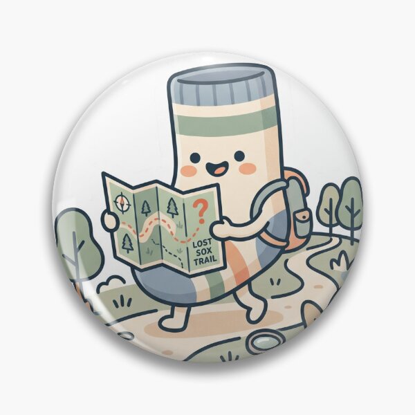 Item preview, Lost Sock Society Cute Hiking designed and sold by CuteRage.