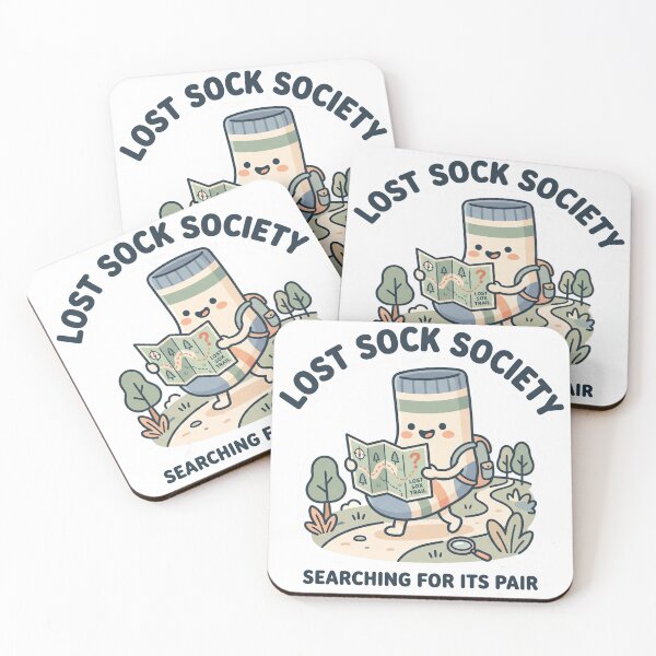 Item preview, Lost Sock Society Cute Hiking designed and sold by CuteRage.