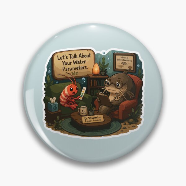 Item preview, Let's Talk About Your Water Parameters – Funny Aquarium Shrimp designed and sold by SimplePoDesign.