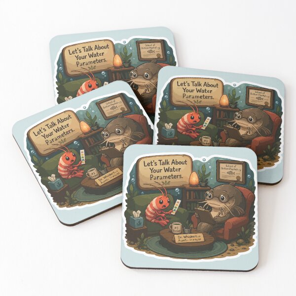 Item preview, Let's Talk About Your Water Parameters – Funny Aquarium Shrimp designed and sold by SimplePoDesign.