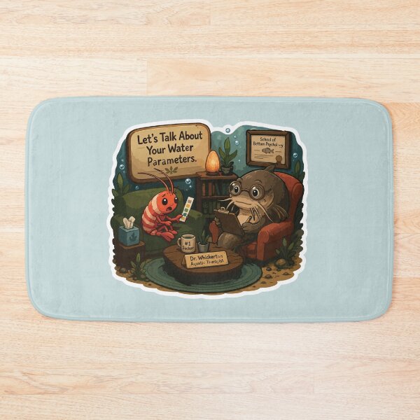 Item preview, Let's Talk About Your Water Parameters – Funny Aquarium Shrimp designed and sold by SimplePoDesign.