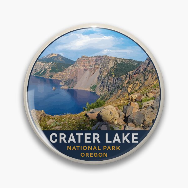 Item preview, Crater Lake National Park Orego Retro Design designed and sold by Gideon Emmerich.