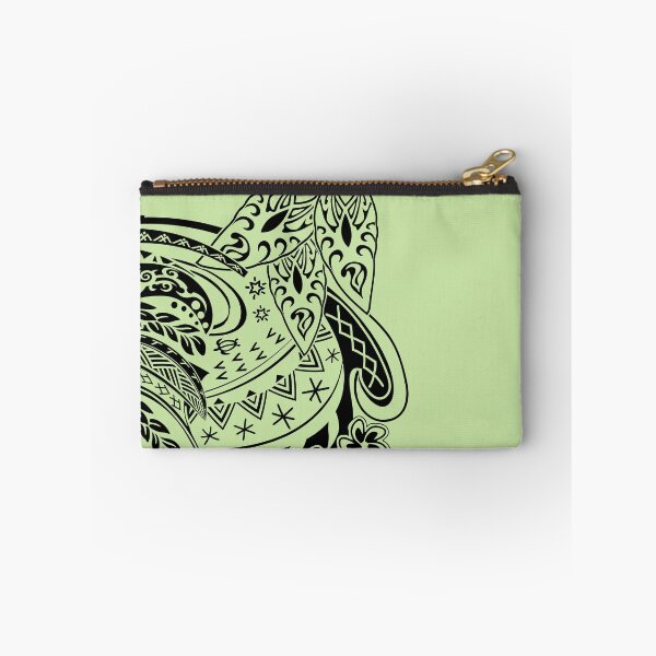 Item preview, Green And Black Samoan Art Print designed and sold by sunnthreads.