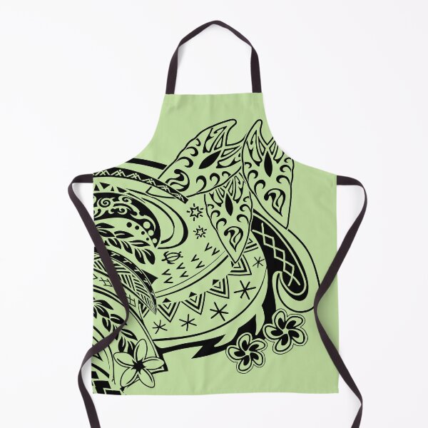 Item preview, Green And Black Samoan Art Print designed and sold by sunnthreads.