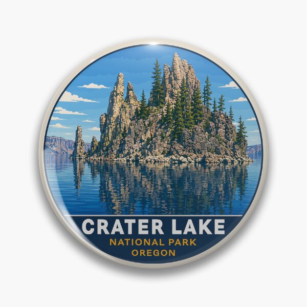 Item preview, Crater Lake National Park Orego Retro Design designed and sold by Gideon Emmerich.