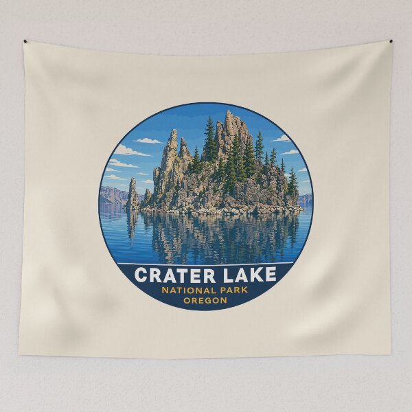 Item preview, Crater Lake National Park Orego Retro Design designed and sold by Gideon Emmerich.