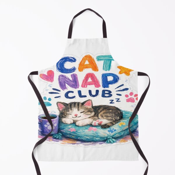 Item preview, Cat Nap Club Sticker designed and sold by Genzfirevibes.