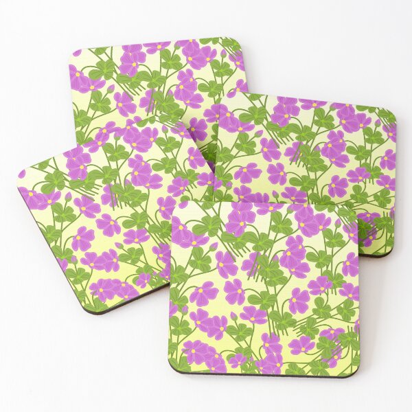 Item preview, Minimalist Purple Wildflower Wall Art | Botanical Floral Home Decor | Elegant Green Leaves & Yellow Blossoms designed and sold by PureHopeStudio.