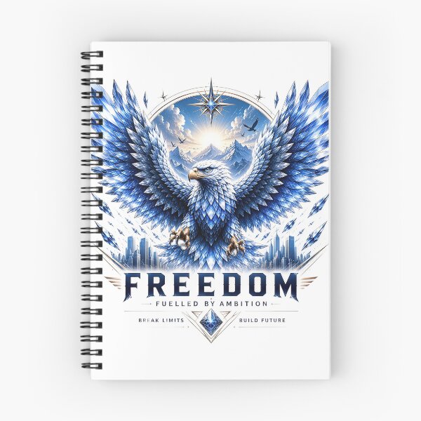 Item preview, Freedom Fueled by Ambition – Crystal Eagle of Limitless Horizons designed and sold by Artisan Finds Online.