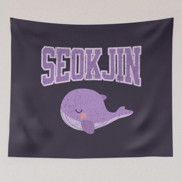 Item preview, BTS seokjin army whale designed and sold by Morcawork.