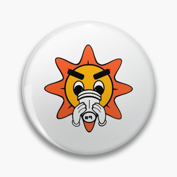 Item preview, Cartoon Angry Sun Mascot designed and sold by galaskisaodi.