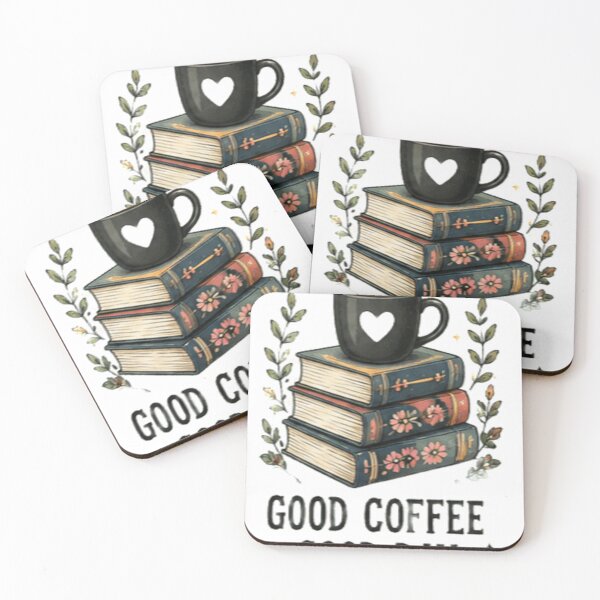 Artikelvorschau, Cozy Books and Coffee Lovers Art entworfen und verkauft von GUINewAlex.