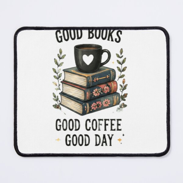 Item preview, Cozy Books and Coffee Lovers Art designed and sold by GUINewAlex.