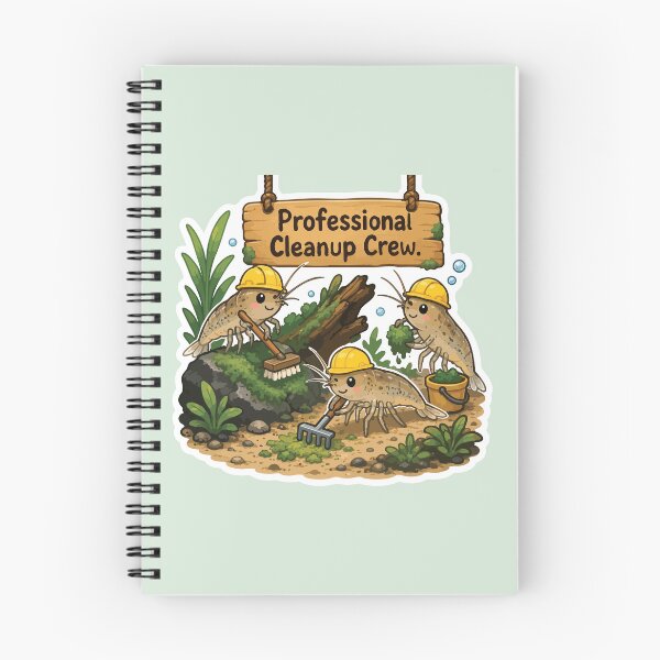 Item preview, Professional Cleanup Crew – Funny Amano Shrimp Aquarium designed and sold by SimplePoDesign.