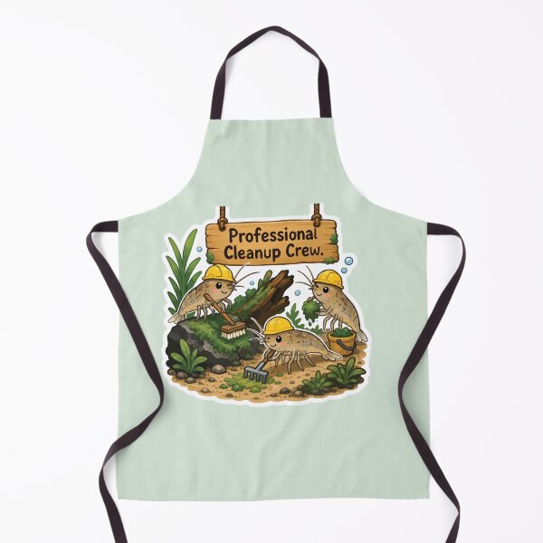 Item preview, Professional Cleanup Crew – Funny Amano Shrimp Aquarium designed and sold by SimplePoDesign.