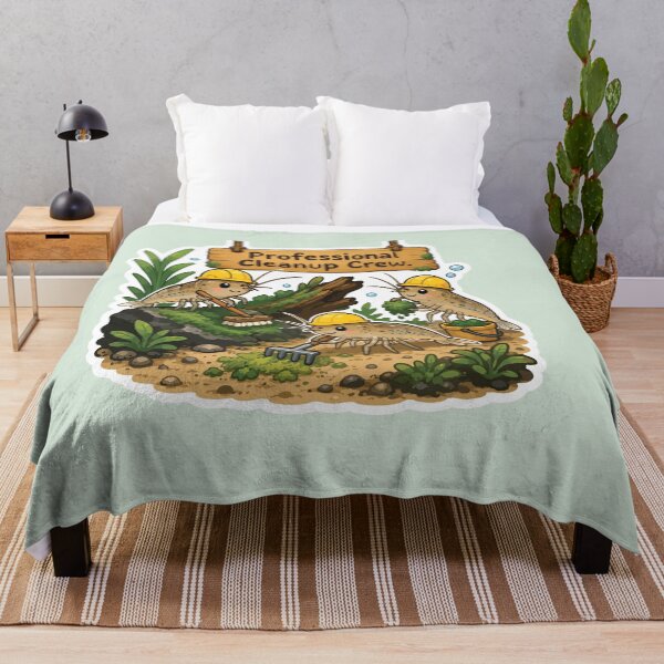Item preview, Professional Cleanup Crew – Funny Amano Shrimp Aquarium designed and sold by SimplePoDesign.