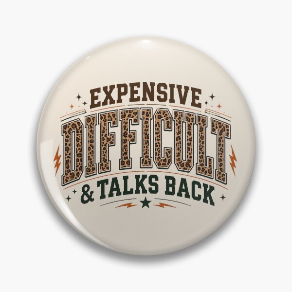 Item preview, Expensive Difficult & Talks Back Leopard, Funny Mom, Sarcastic Gift for Her designed and sold by Sprinkle12345.