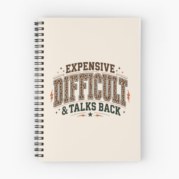 Item preview, Expensive Difficult & Talks Back Leopard, Funny Mom, Sarcastic Gift for Her designed and sold by Sprinkle12345.
