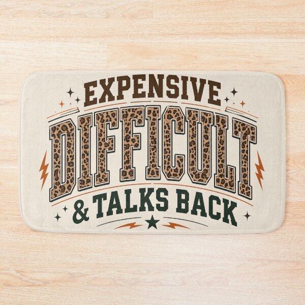 Item preview, Expensive Difficult & Talks Back Leopard, Funny Mom, Sarcastic Gift for Her designed and sold by Sprinkle12345.