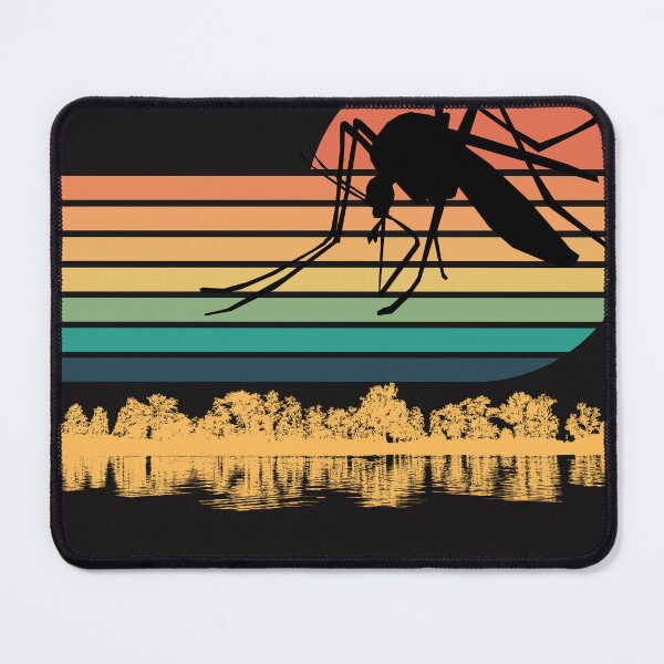 Item preview, Retro Mosquito Sunset - Funny Summer Insect Art designed and sold by Granat1983.