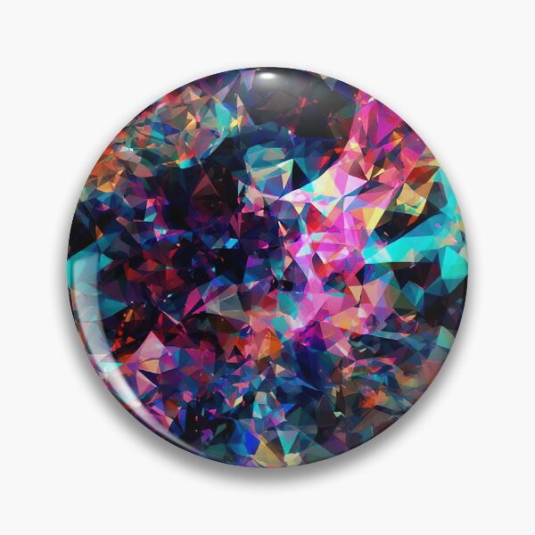 Item preview, Prismatic Spectrum – Vibrant Abstract Crystal Mosaic Design designed and sold by Habatour Creations Exclusive Digital Art Products.
